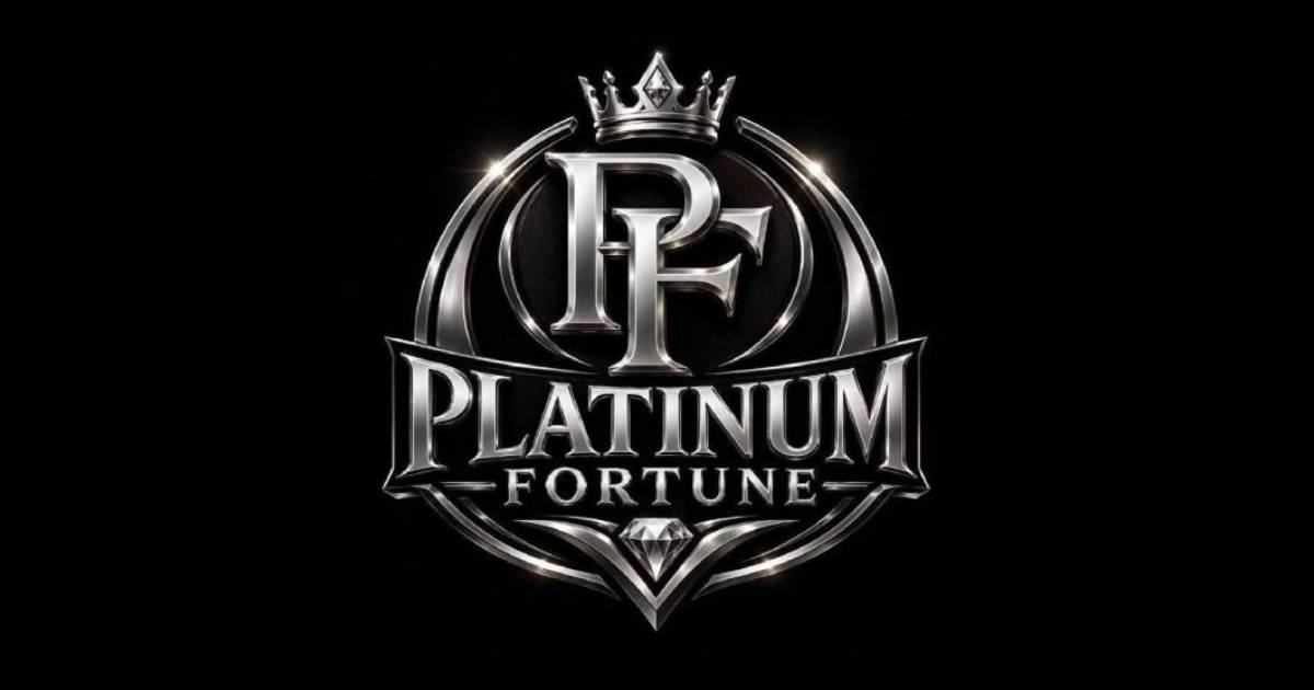 Main banner showing the Platinum Fortune Casino premium gaming theme